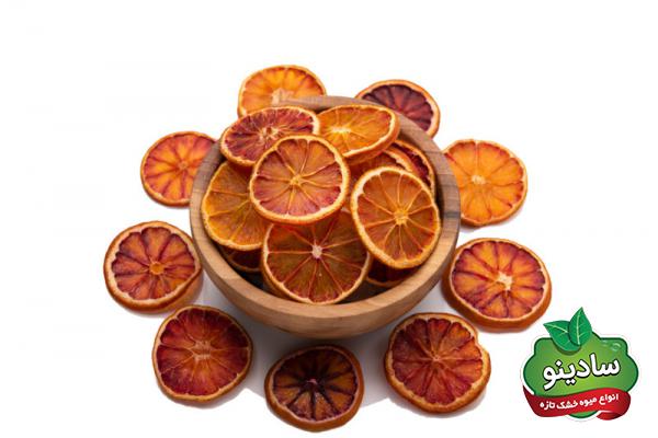 فروش بی واسطه چیپس میوه خشک پرتقال