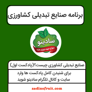 صنایع تبدیلی کشاورزی چیست