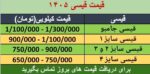 قیمت قیسی